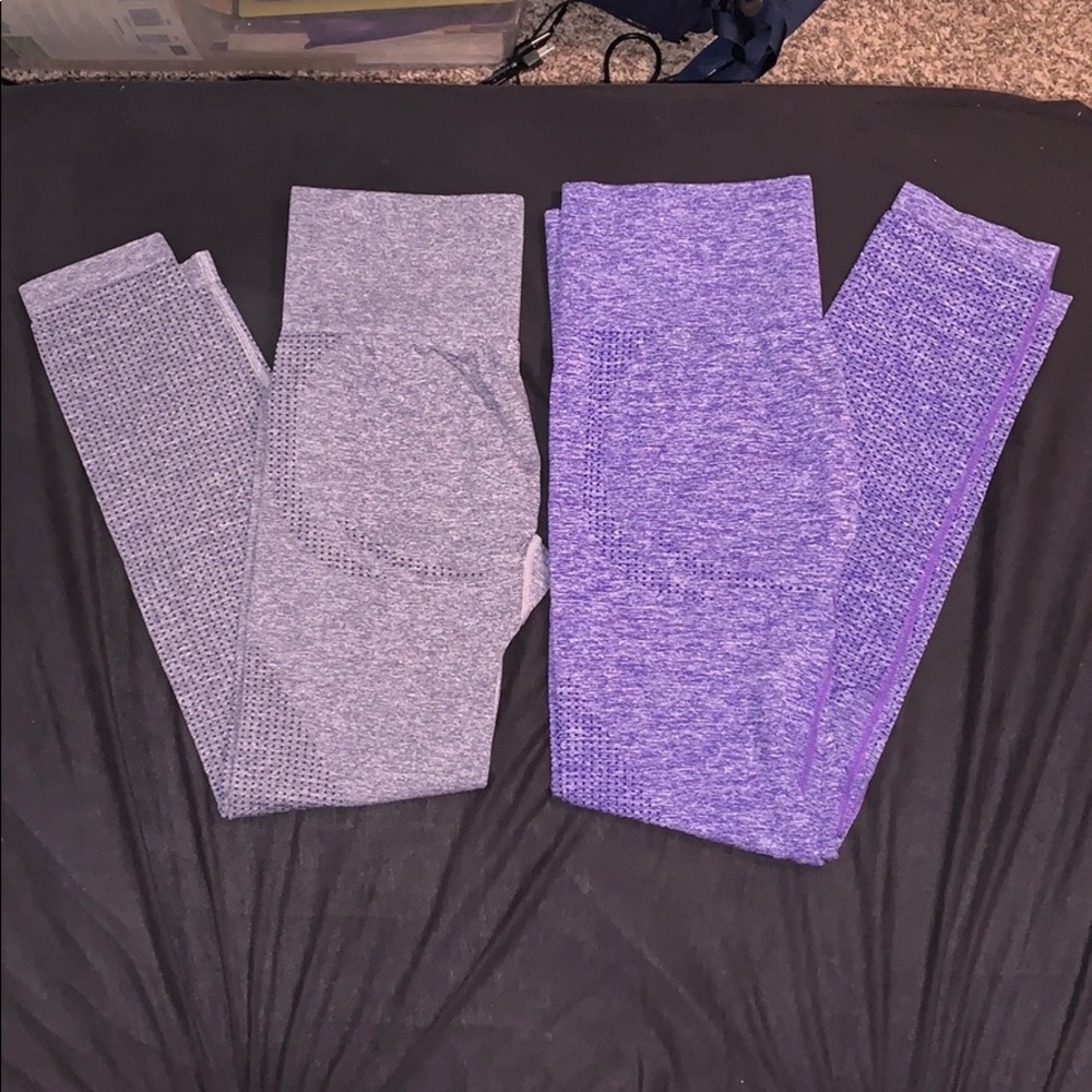 No Brand Seamless Workout Leggings BUNDLE